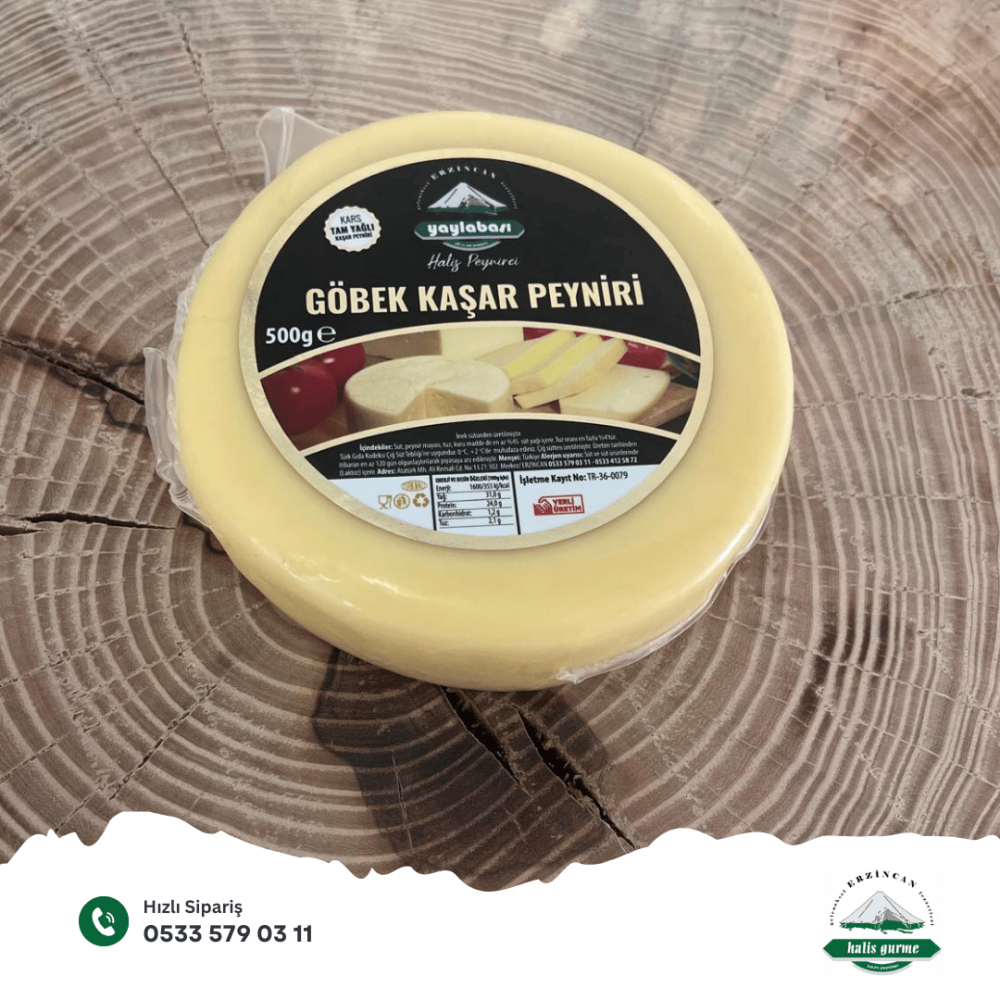 Göbek Kaşar Peyniri 500 GR
